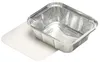 STARPAK Aluminium Schale eckig mit Deckel 500 ml 141 x 116 Produktbild-Vorschau 1