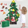 Vianočný stromček s odnímateľnými plstenými ozdobami DIY Náhľad obrázku produktu 7