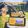 Solar-Handkurbel-Notfallradio, 10000mAh, 3 Ladearten, Produktbild-Vorschau 12