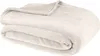 A folded white blanket on a white background. Produktbild-Vorschau