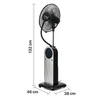Heinner HMF-18GREY, Haushaltsturmventilator, Grau, Flur, Produktbild-Vorschau 2