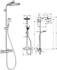 Hansgrohe Crometta - Sprchová súprava S 240 Showerpipe s Náhľad obrázku produktu 10