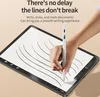 A hand is using a white stylus pen on a tablet screen, drawing lines. The background is a plain light beige color. Náhľad obrázku produktu