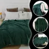 Kuscheldecke 160x200 Cm Grün – Große Warme Mikrofaser Produktbild-Vorschau 2