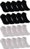 10, 20 oder 30 Paar Sneaker Socken Herren & Damen Schwarz Produktbild-Vorschau 1