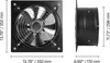 Ventilatore di scarico VEVOR 350x350 mm, potente Anteprima dell’immagine prodotto 8