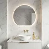 Fabio LED Spiegel 685x625 mm Rund Asymmetrisch mit Produktbild-Vorschau 3
