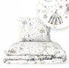 Kinderbettwäsche 100x135 Baumwolle Baby Bettwäsche Set Produktbild-Vorschau 1