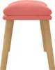 vidaXL Podnožka růžová 45x29,5x35 cm Velvet Náhled obrázku produktu 4