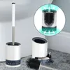 Fiqops Silikon Toilettenbürste 2 in 1 Wandmontage Steril WC Produktbild-Vorschau 1