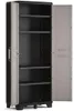 KETER Pro Hoher Lagerschrank, Schwarz/Grau, 972120 Produktbild-Vorschau 2