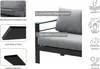 MEXO Gartenmöbel-Sets Aluminium, Gartensofas Ecklounge mit Produktbild-Vorschau 4