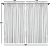 ARANDE Modern Gardine, Abstraktes geometrisches Bild kreist Produktbild-Vorschau 2