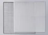 A metal drying rack with a white plastic grid placed on top of it, against a plain gray background. Podgląd zdjęcia produktu