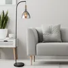 Globo Lighting Stehleuchte Metall schwarz matt, 1x E27 LED Produktbild-Vorschau 9