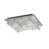 Plafoneiera a LED, telecomando, cambiacolori, vetro, L 50 Anteprima dell’immagine prodotto 1