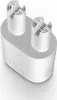 A white shoe dryer with two cylindrical drying units on top. Produktbild-Vorschau