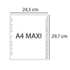 Exacompta 10x Intercalaires imprimés PP recyclé gris 12 pos Voir les images du produit 2