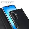 Custodia a libro in vera pelle Selencia Samsung Galaxy A17 Anteprima dell’immagine prodotto 3
