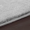 Waschbarer Teppich Wohnzimmer Kurzflor Einfarbiger Moderner Produktbild-Vorschau 2
