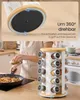 SONGMICS Gewürzregal drehbar, mit 20 Gewürzgläsern, Produktbild-Vorschau 4