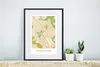 MuchoWow® Gerahmtes Poster Stadtplan - Vintage - Dormagen - Produktbild-Vorschau 6
