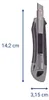 MAUL Cutter Profi 9 mm bruchsicher rutschfest gummiert Produktbild-Vorschau 2