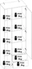 Diagram showing weight limits for shelves and drawers of a wardrobe. Produktbild-Vorschau