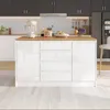 Wyspa kuchenna Flieks z rozkładanym blatem, szufladami i Podgląd zdjęcia produktu 4