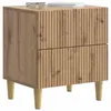 vidaXL Table de chevet, 2 pièces, chêne artisanal, 43 x Voir les images du produit 2