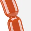 sweeek - Ovaler Spiegel mit glossy Finish 70cm - Orange Produktbild-Vorschau 3