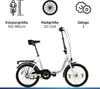 Zündapp ZF40 20 Zoll Klapprad Klappfahrrad Faltrad StVZO Produktbild-Vorschau 3