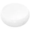 vidaXL Lavabo rotondo in Vetroceramica bianca 40 x 15 cm Anteprima dell’immagine prodotto 1