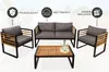 riess-ambiente Outdoor Garten-Sitzgruppe PURE grau natur Produktbild-Vorschau 11