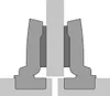 Hettich Topfscharnier Sensys 8646i 9094280,110°,Kröpf. Produktbild-Vorschau 7