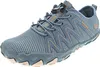 A single blue and tan athletic shoe is shown against a white background. Podgląd zdjęcia produktu