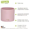 Set für Orchideen Keramik Blumentopf Toscana silber rosa Produktbild-Vorschau 4