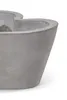Vaso per piante "Conti" 32 cm grigio cemento Anteprima dell’immagine prodotto 4