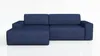 Ecksofa TOTI mit Schlaffunktion. Farbe: Kobalt 80. Produktbild-Vorschau 5