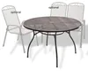Gartentisch Metalltisch Streckmetalltisch Terrassentisch Esstisch Tisch Rund Las Vegas 120 x 71 cm online kaufen 4031765940504 94050 Produktbild-Vorschau