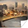 MuchoWow® Poster Gemälde - Öl - Skyline - Stadt - Wasser Produktbild-Vorschau 1