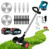 coupe-bordure électrique sans fil 21V avec 2 batteries et Voir les images du produit 1
