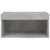 The Living Store TV-Schrank mit LED-Leuchten Betongrau Produktbild-Vorschau 9
