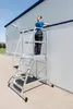 MUNK Podesttreppe einseitig begehbar fahrbar 8 Stufen Produktbild-Vorschau 2