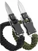 2 PC Bracciale di emergenza all'aperto nero verde in Anteprima dell’immagine prodotto 1