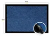Furni24 Schmutzfangmatte Fußmatte 40 x 60 cm Blau – Produktbild-Vorschau 11