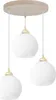 Eliza White Pendelleuchte Kaschmir Gold – 3 flammig E27 Produktbild-Vorschau 1