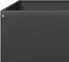 vidaXL Zvýšená posteľ čierna 100x100x26 cm oceľ Náhľad obrázku produktu 5