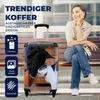 MuchoWow® Koffer Handgepäck Trolley Rollkoffer Kleine Produktbild-Vorschau 2