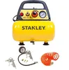 A yellow Stanley air compressor with accessories laid out below it. Produktbild-Vorschau